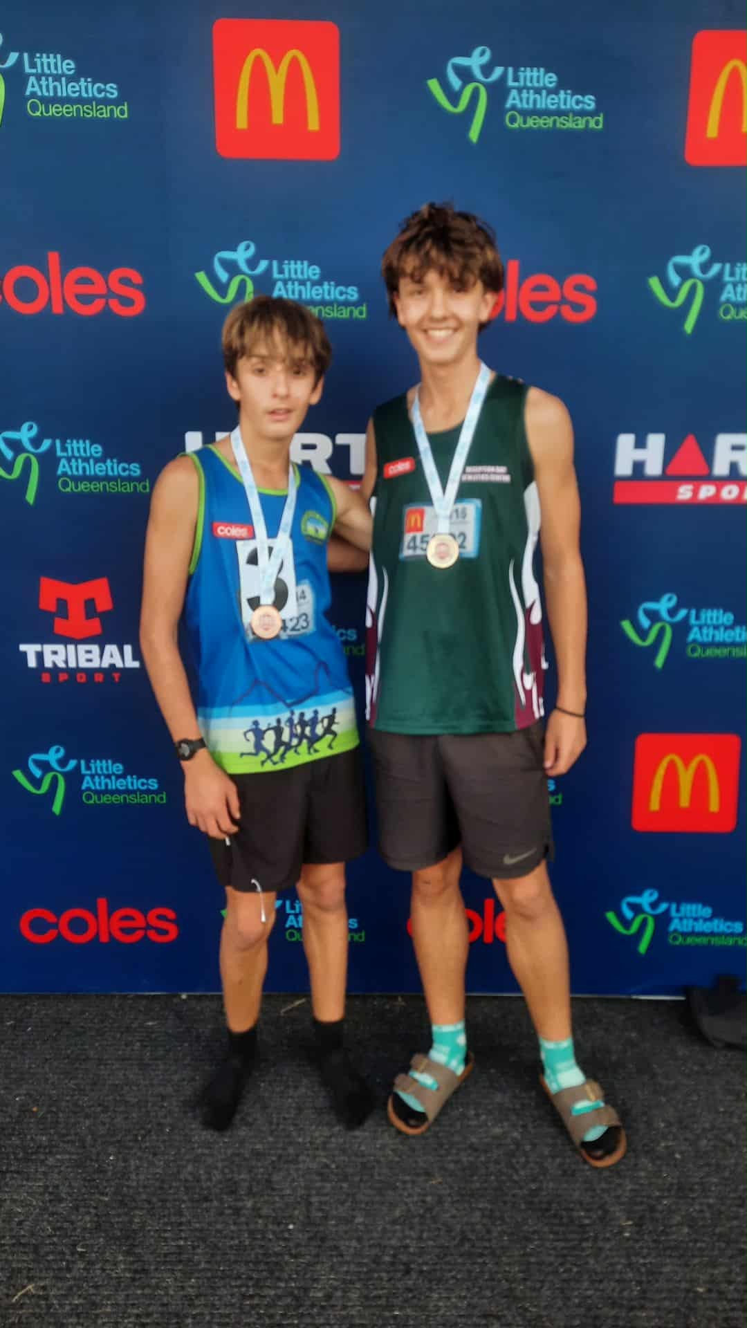 Star Squad athletes with state medals