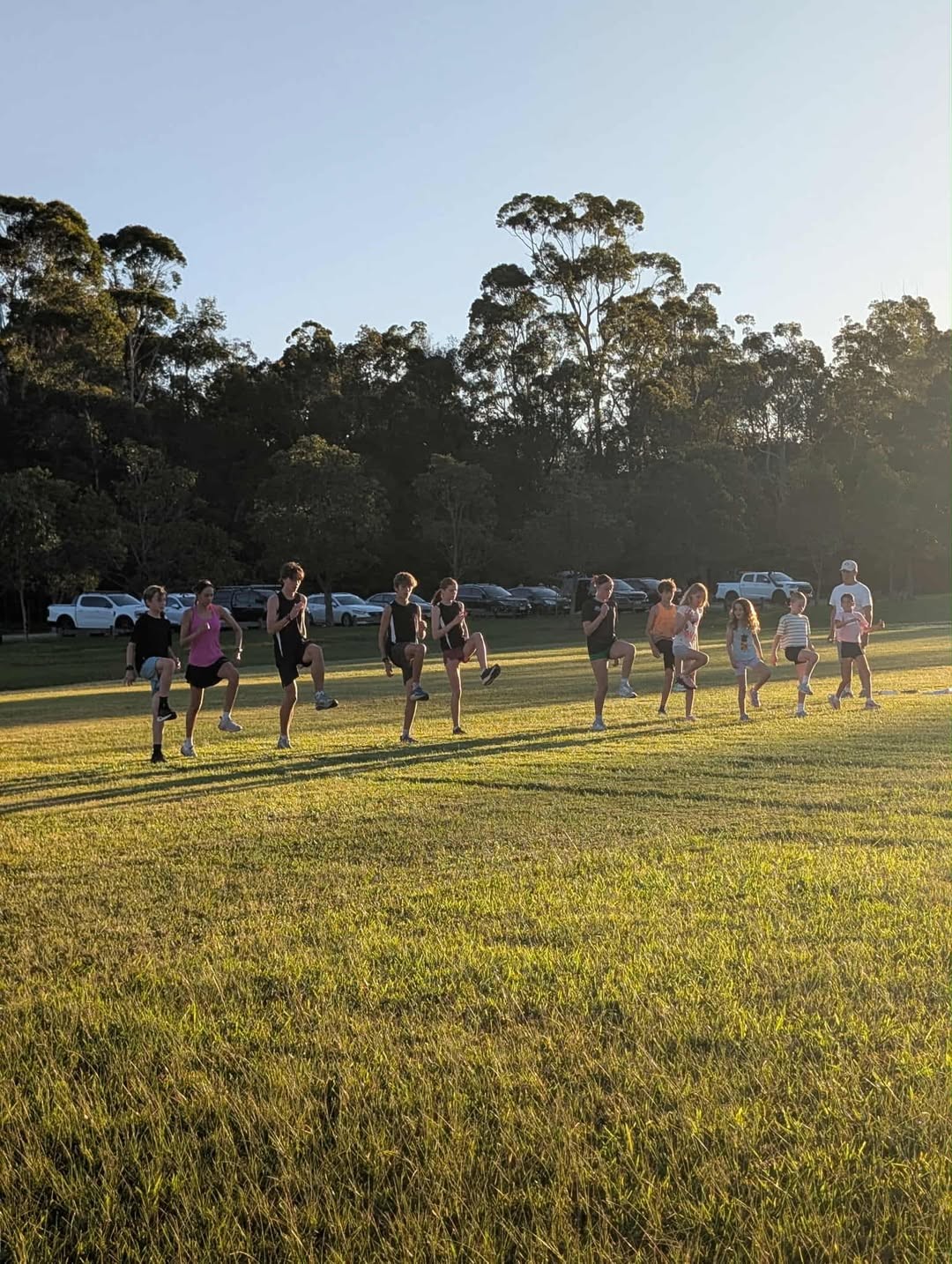 Star Squad athletes training